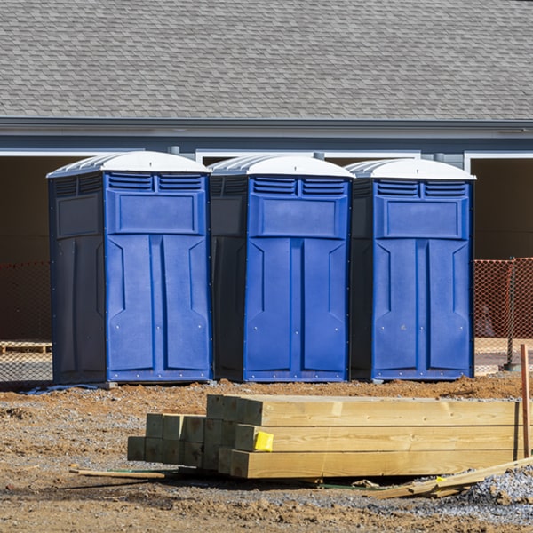 is there a specific order in which to place multiple porta potties in Powell Butte